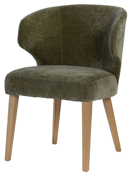 Niles Moss Olive Upholstered Dining Chair