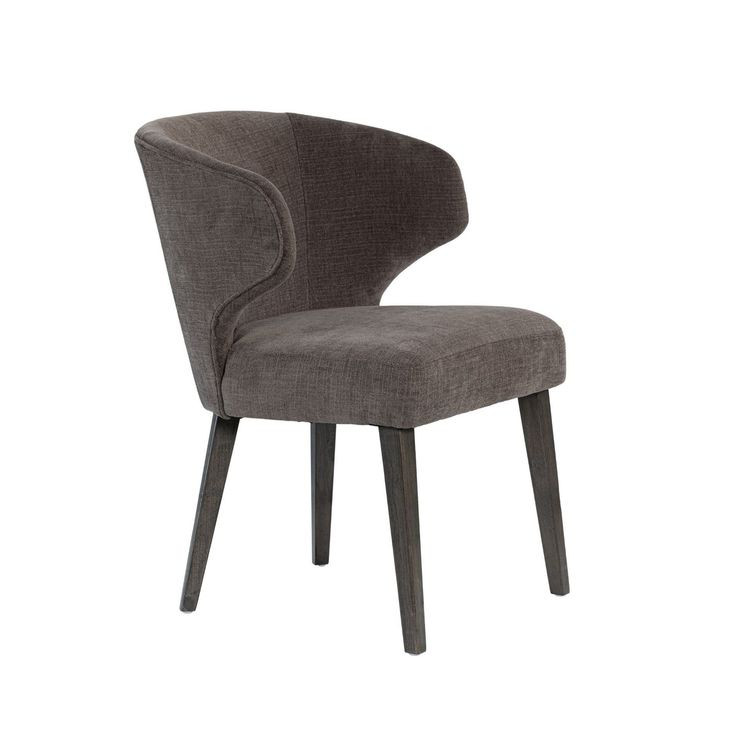 Niles Brown Upholstered Dining Chair