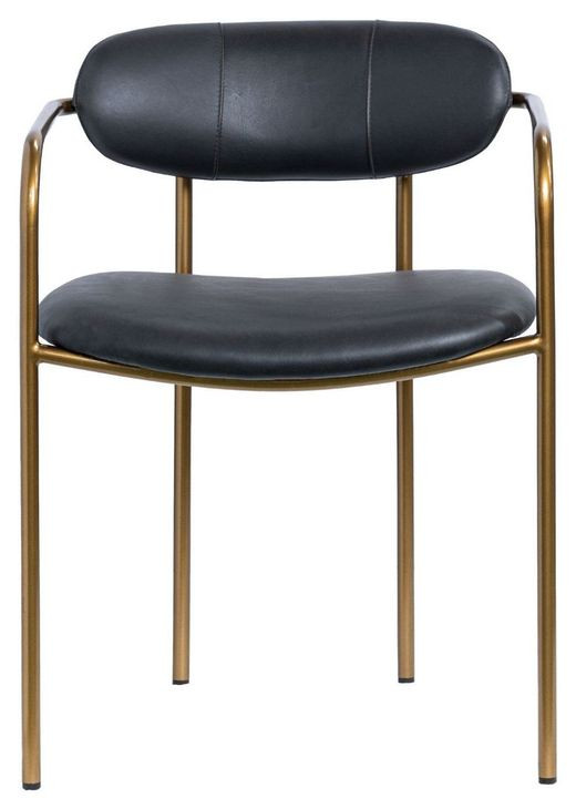 Parker Black Upholstered Dining Chair