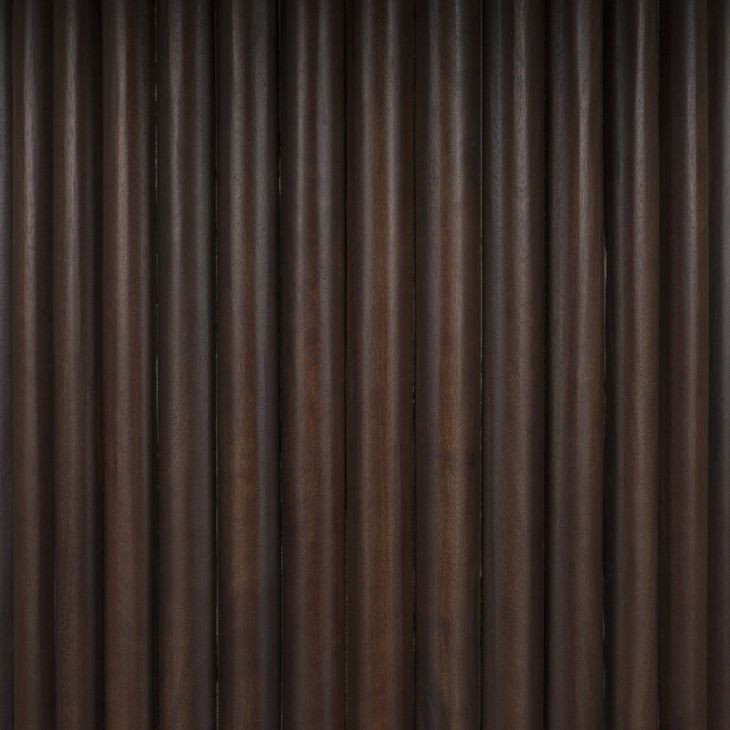 Marbrello Espresso and Pink 60" Round Marble Top Dining Table