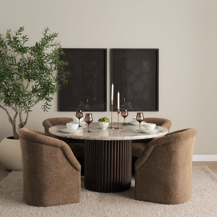 Curtis Brown Upholstered Dining Arm Chair
