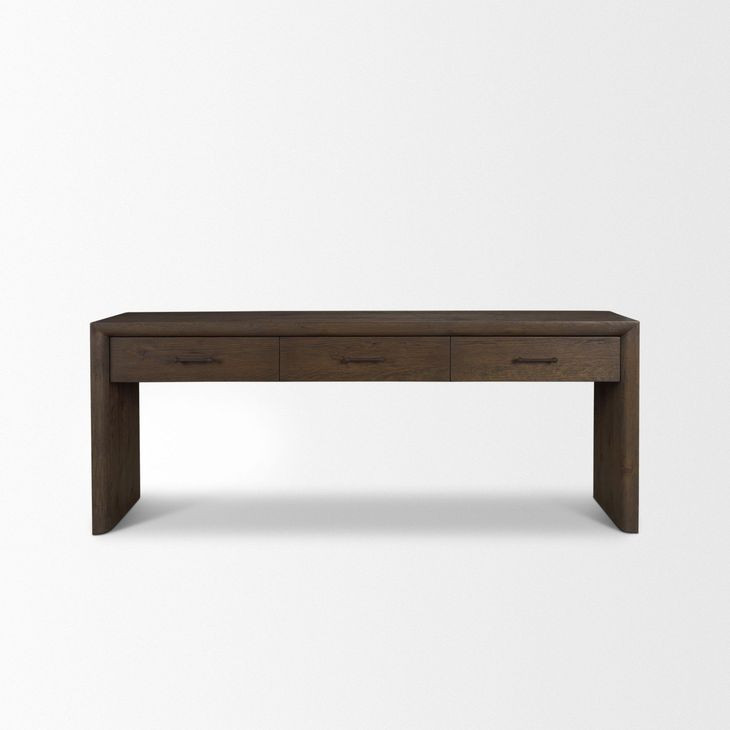 Belford Dark Brown Rectangular Console Table