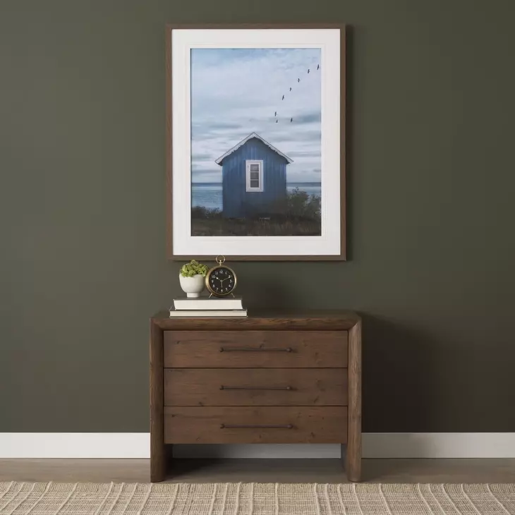 Belford Dark Brown 3 Drawer Nightstand