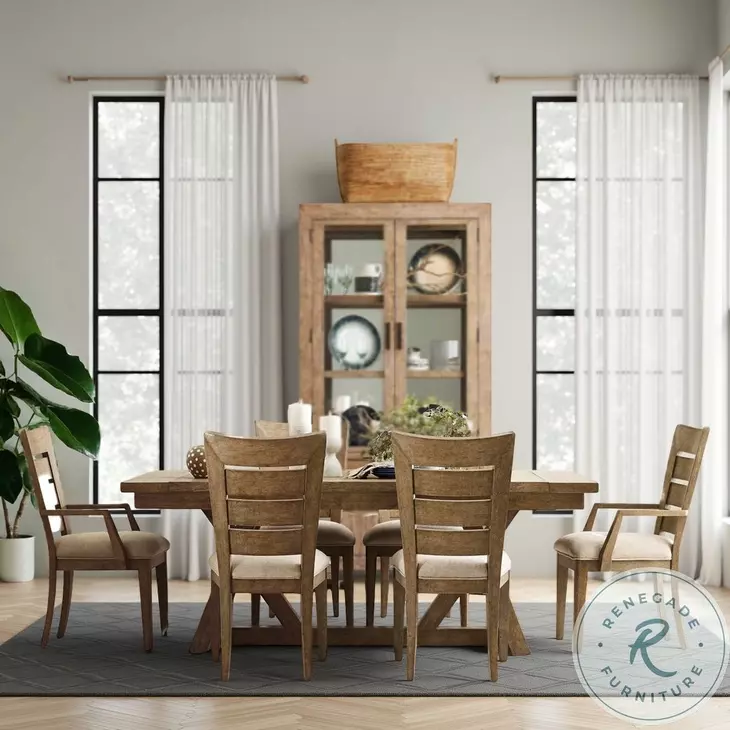 Horizon Smoke Extendable Dining Room Set