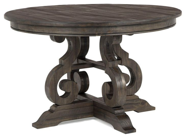 Oaklyn Rise Peppercorn 48" Round Dining Table