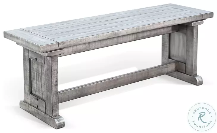 Sagewyn Alpine Gray 48" Dining Bench