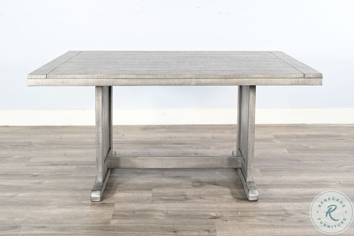 Sagewyn Gray Wood 60" Rectangular Dining Table