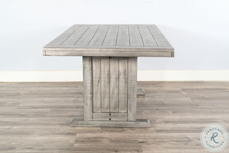 Sagewyn Gray Wood 60" Rectangular Dining Table