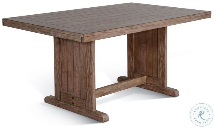 Velden Hollow Natural 60" Rectangular Dining Table