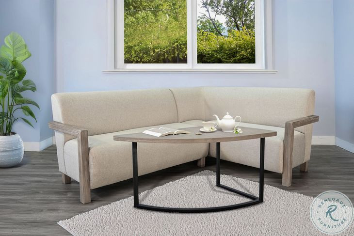 Curve Point Natural 48" Round Dining Table
