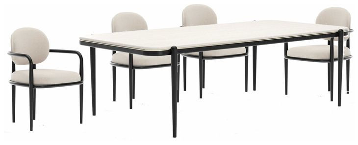 Madera Opal Ash and Modern Walnut Dining Room Set