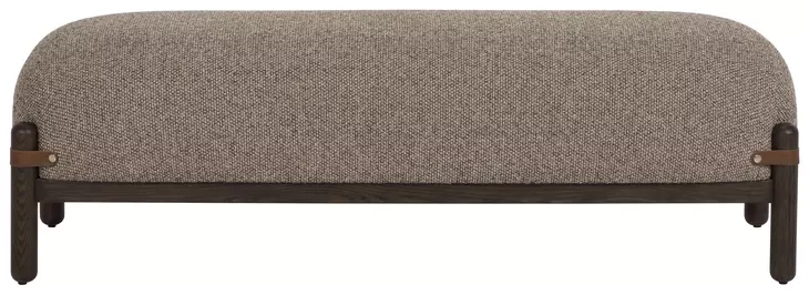 Wren Gellar Earth Upholstered Bed Bench