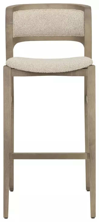Arco Santa Cruz Oatmeal Upholstered Bar Stool