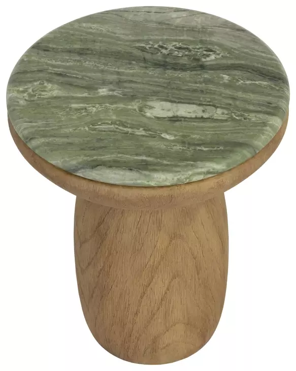 Orina Sage and Brown Outdoor Occasional Table Set