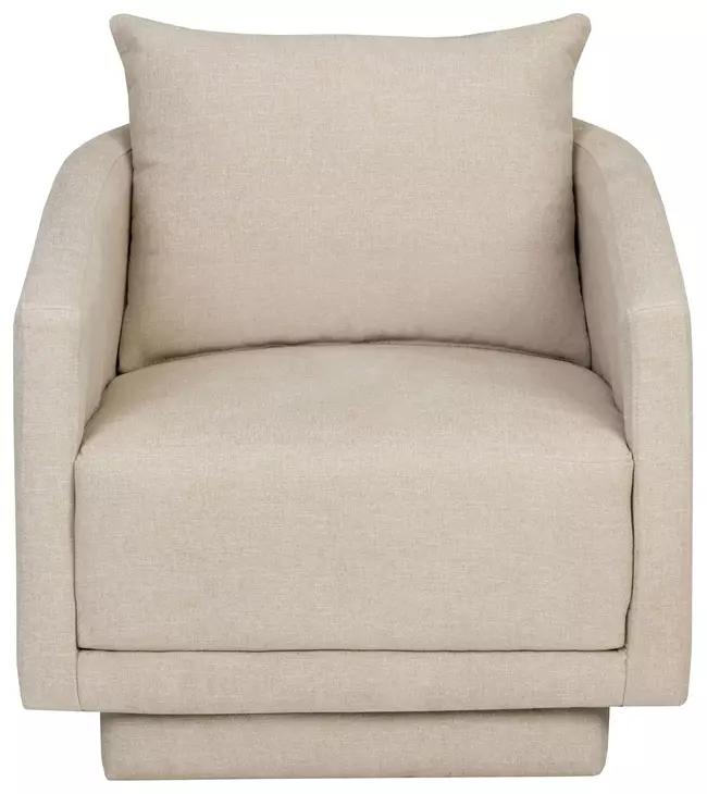 Gannon Kumo Sand Performance Fabric Upholstered Arm Chair