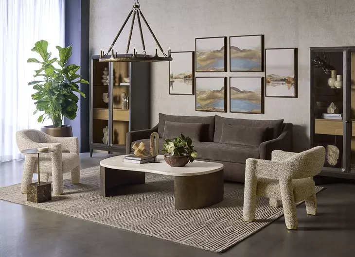 Cresta Rika Chocolate 96" Sofa