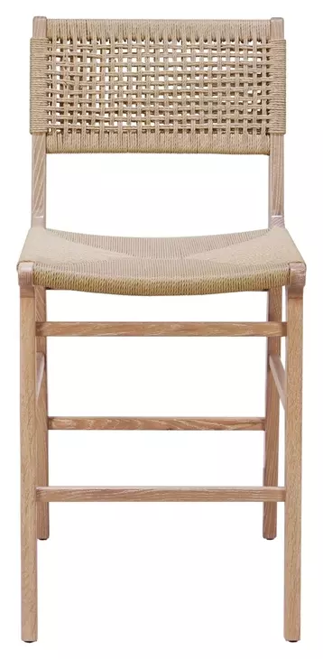 Astrid Cerused Oak Counter Height Stool