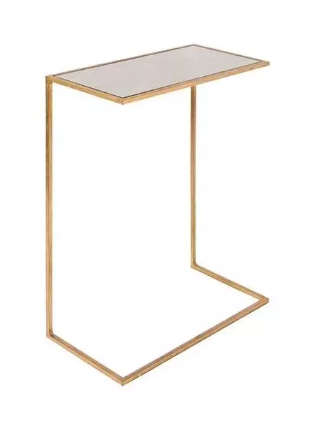 Rico Gold Leaf Rectangular Cigar Table
