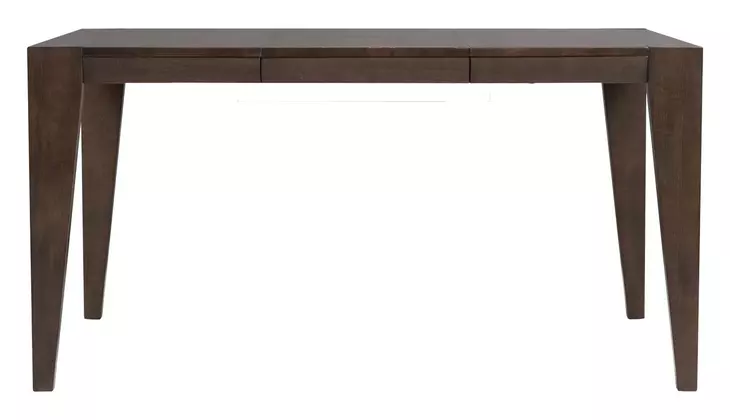 West End Saddle Brown 58" Extendable Rectangular Butterfly Leaf Dining Table