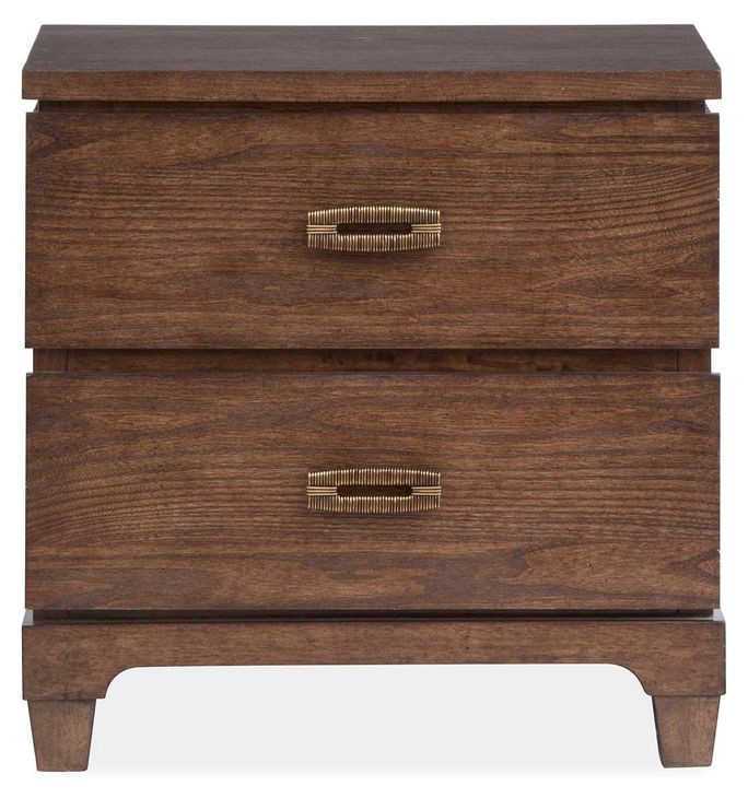 Sugar Mill Spiced Rum 2 Drawer Nightstand with USB Charging