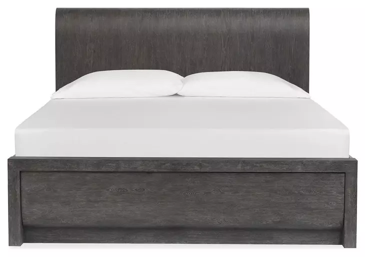 Kinsley Black Heron King Panel Bed