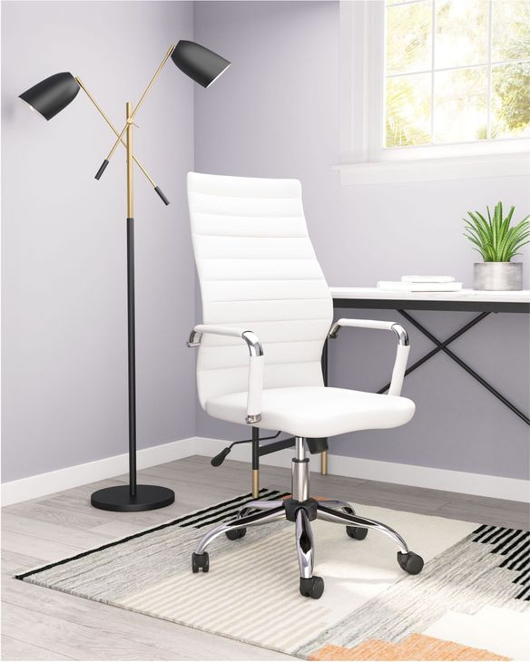 Primero White Office Chair