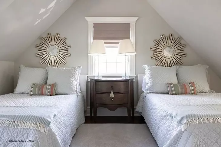 Rinaldo Silver Leaf With Umber Glaze Starburst Mirror