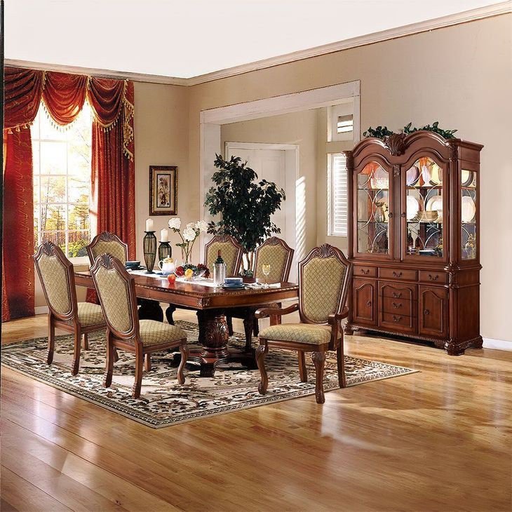 Chateau De Ville Cherry Extendable Dining Room Set