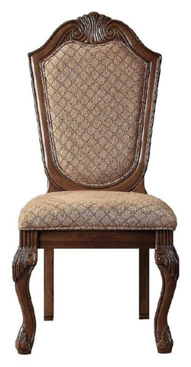 Chateau De Ville Beige Upholstered Side Chair Set of 2