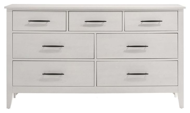 Andover White 7 Drawer Dresser