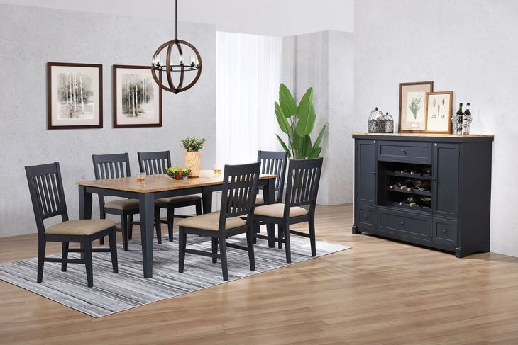 Autumn Winds Brown and Black 3 Shelves Spirit Cabinet