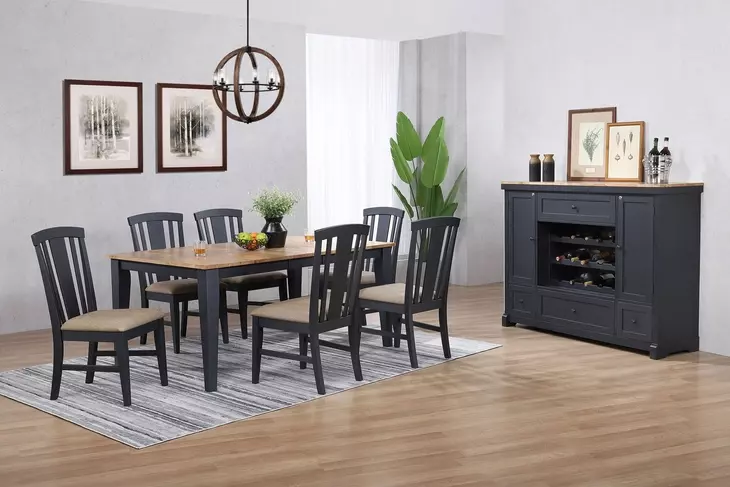 Autumn Winds Brown and Black 3 Shelves Spirit Cabinet