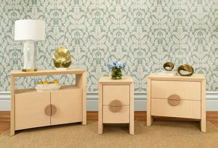 Ezra Natural Rectangular Side Table