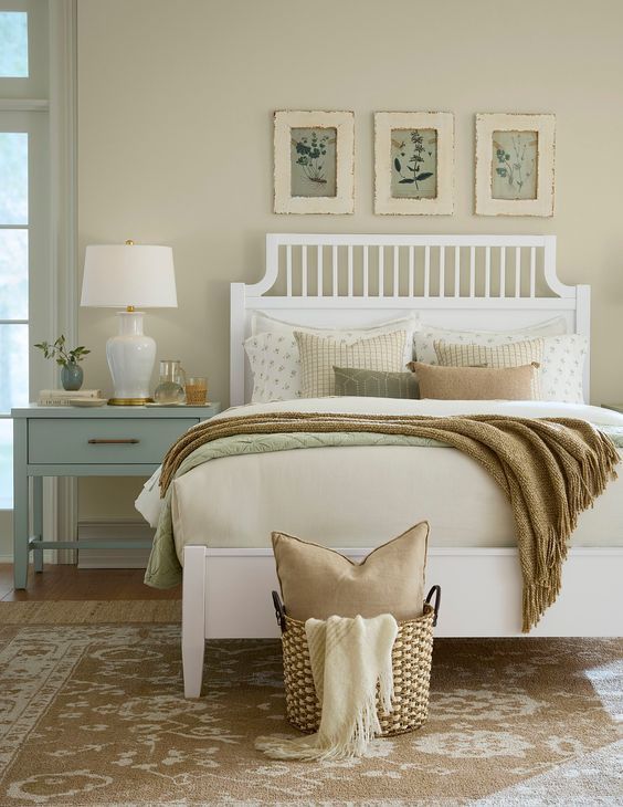 Pure Maple Sage 1 Drawer Bedside Table