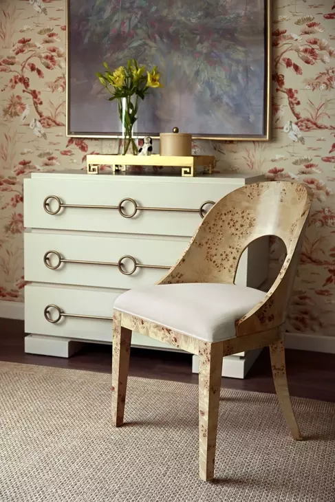 Roderick Matte Antique White Lacquer 3 Drawer Soft Close Accent Chest