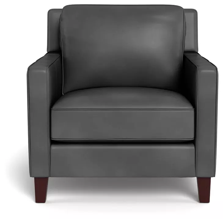 Arden Quartz Leather Upholstered Accent Chair