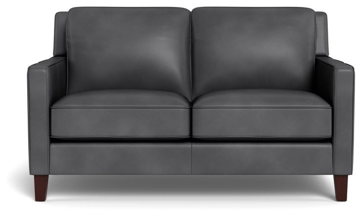 Arden Quartz Leather 60" Loveseat