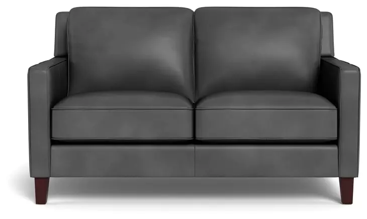 Arden Quartz Leather 60" Loveseat