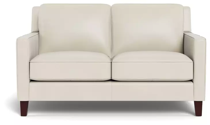 Arden Vanilla Leather 60" Loveseat