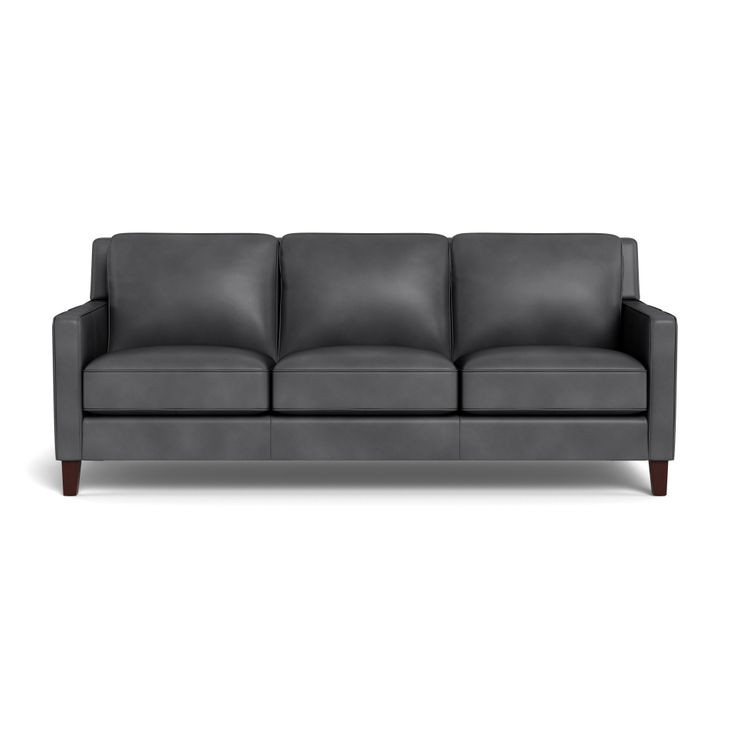 Arden Quartz Leather 86" Sofa