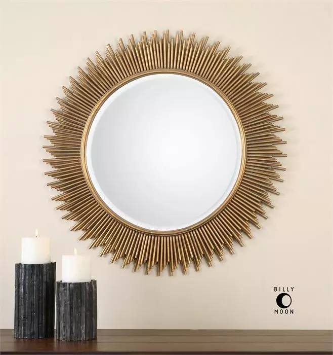 Stanmore Antique Gold Leaf Mirror