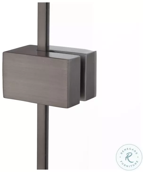 Vandelle Brushed Gun Modern Mirror