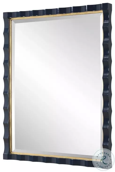 Gulf Rich High Gloss Navy Blue Mirror