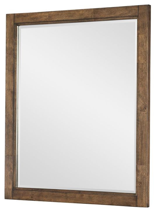 Summer Camp Tree House Brown Rectangular Dresser Mirror