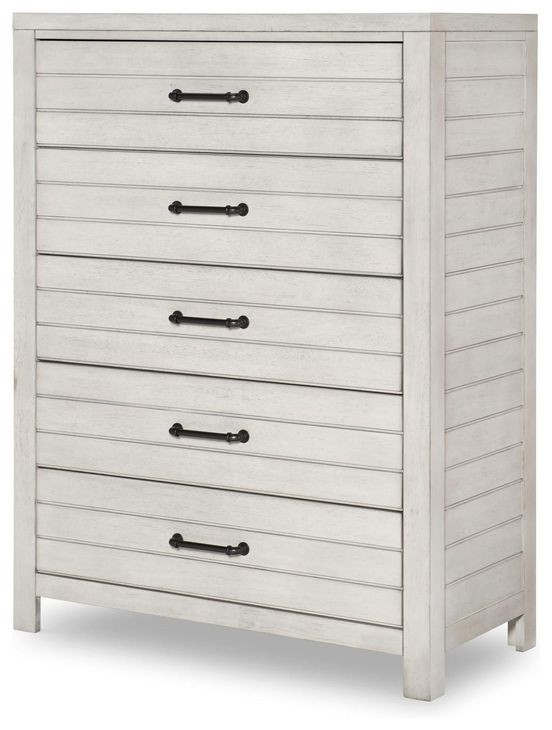 Summer Camp Stone Path Gray 5 Drawer Chest