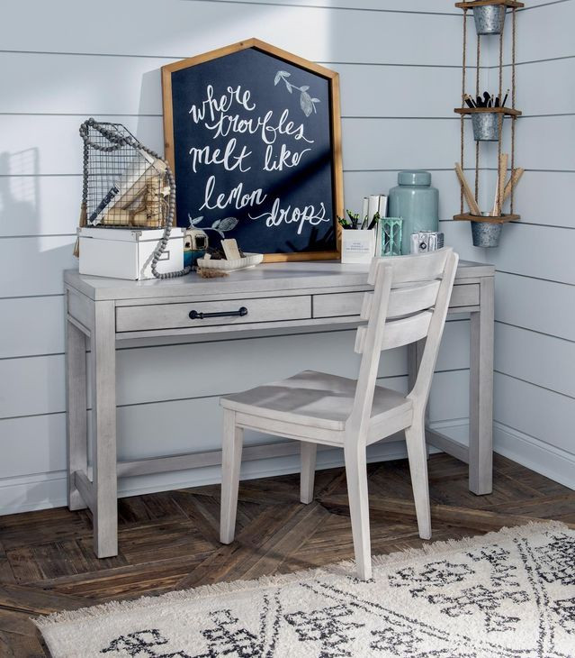 Summer Camp Stone Path Gray 52" Writing Desk