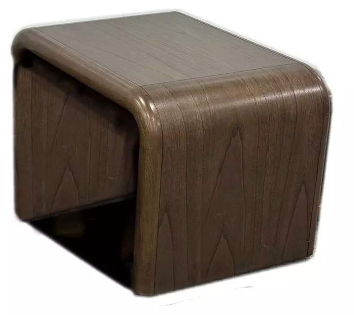 Hidden Treasures Medium Stain Rectangular Small Soft Around Edges Coffee Table