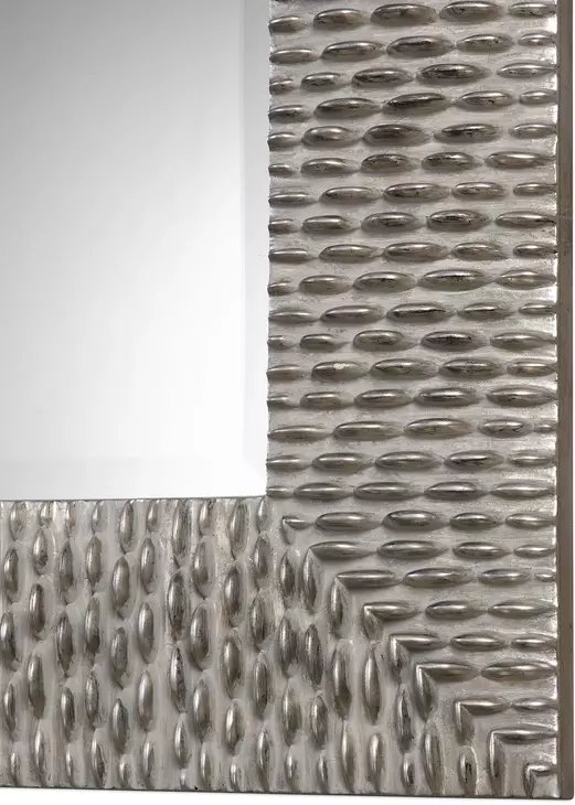 Cressida Metallic Silver Mirror