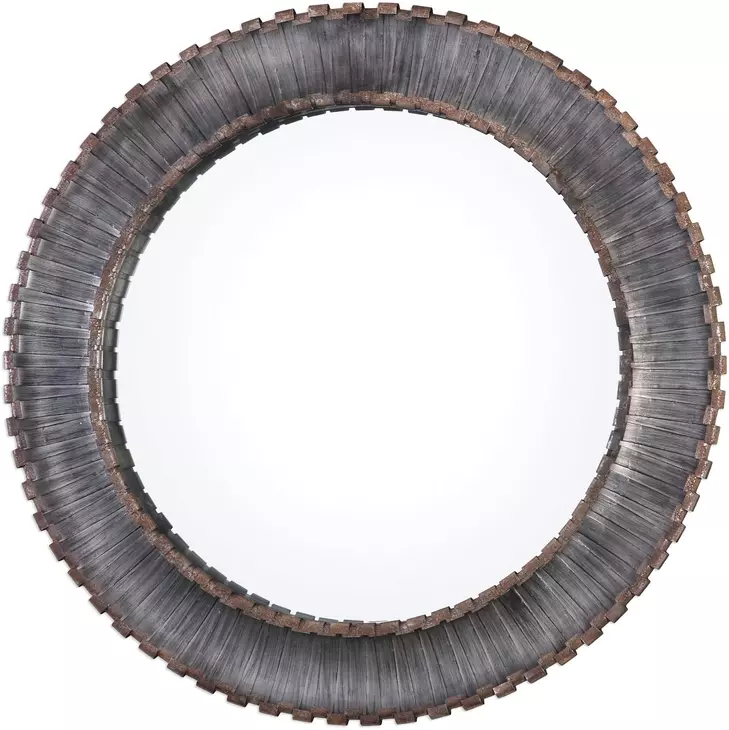 Tanaina Metallic Silver Mirror