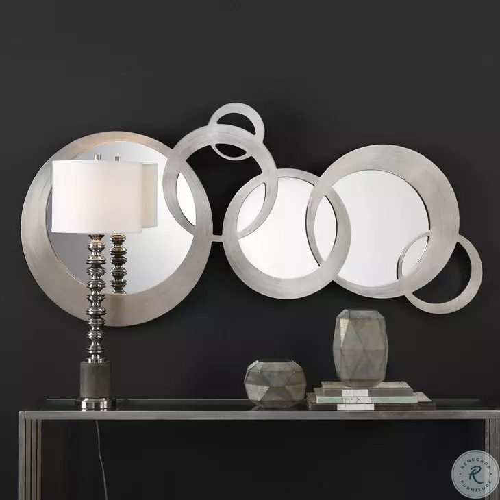Kashara Silver Rings Modern Mirror